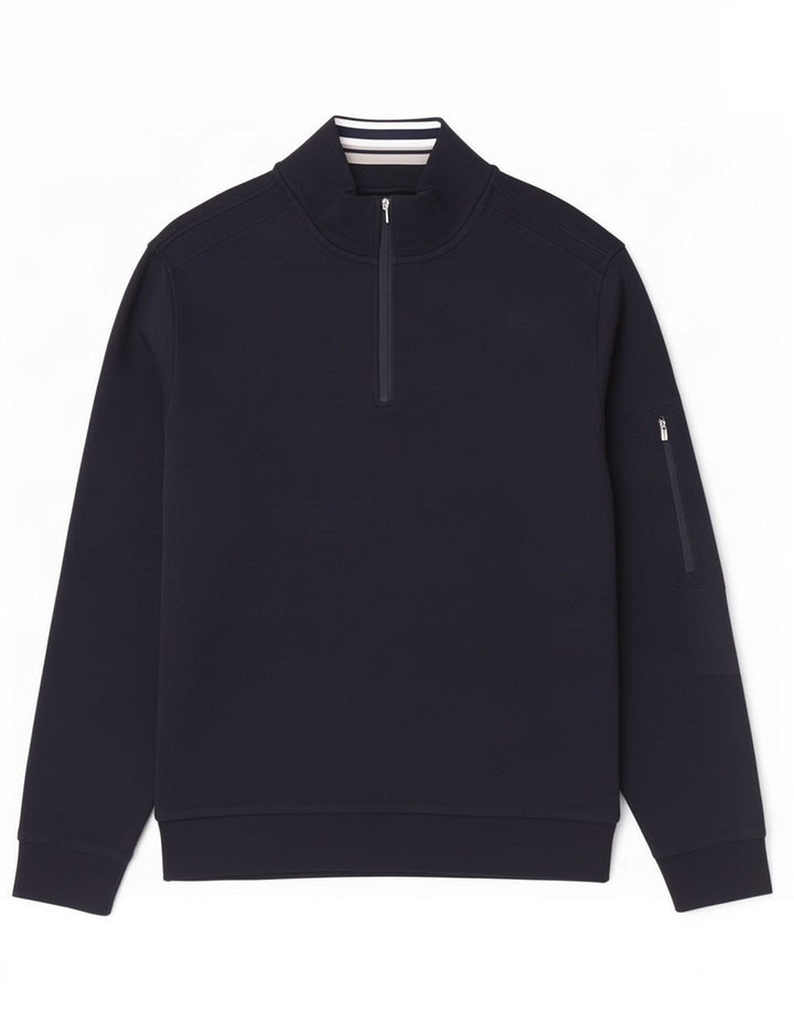 Suéter masculino Marks & Spencer Blue Harbor Regular Fit moletom grande marinho