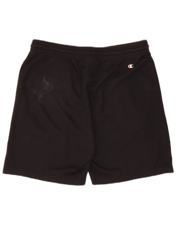 Shorts esportivos gráficos masculinos Champion XL preto algodão
