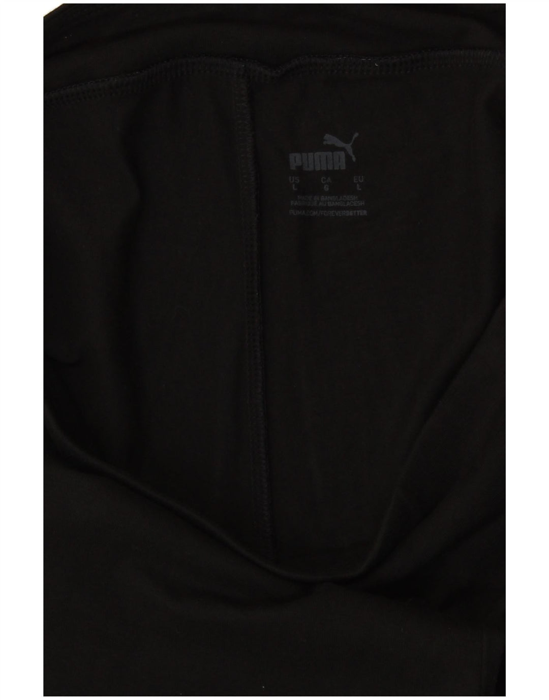 Leggings PUMA para mulher UK 14 grande algodão preto