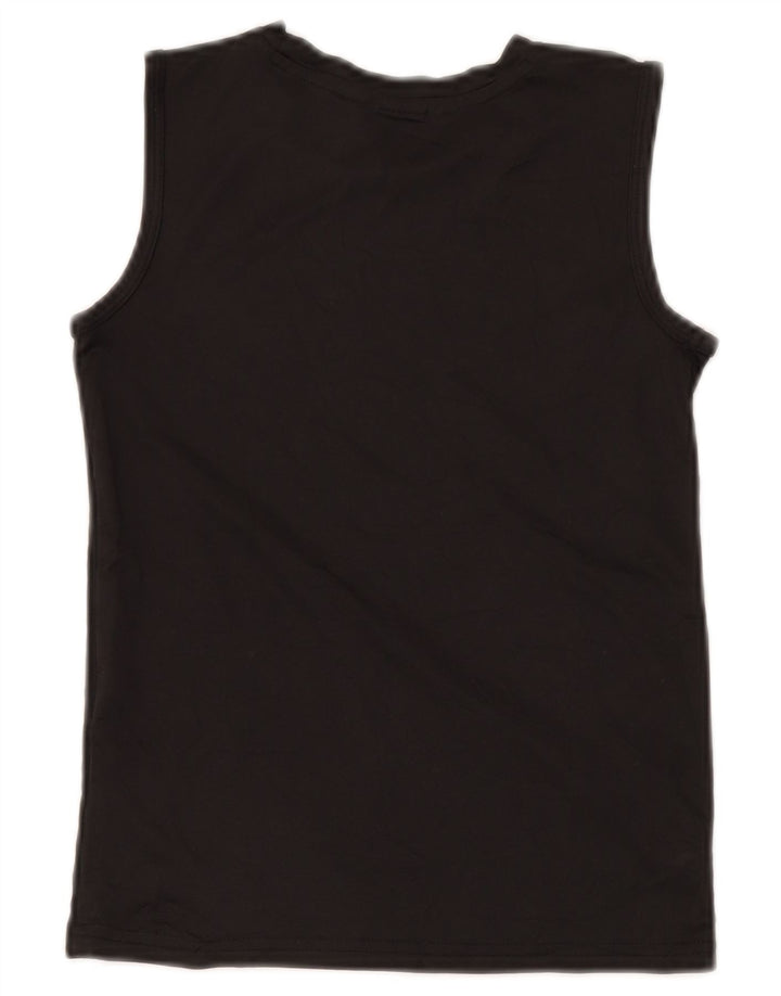Top PUMA Boys Graphic Vest 6-7 Anos Preto Poliéster
