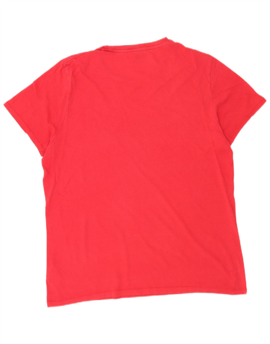 Camiseta Wrangler masculina gráfica grande algodão vermelho