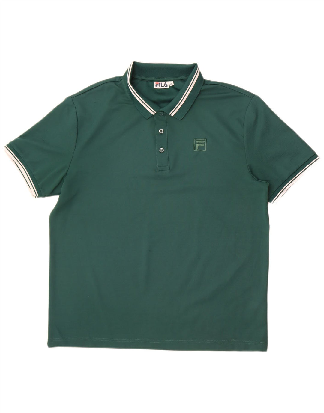 Camisa polo masculina Fila XL verde poliéster