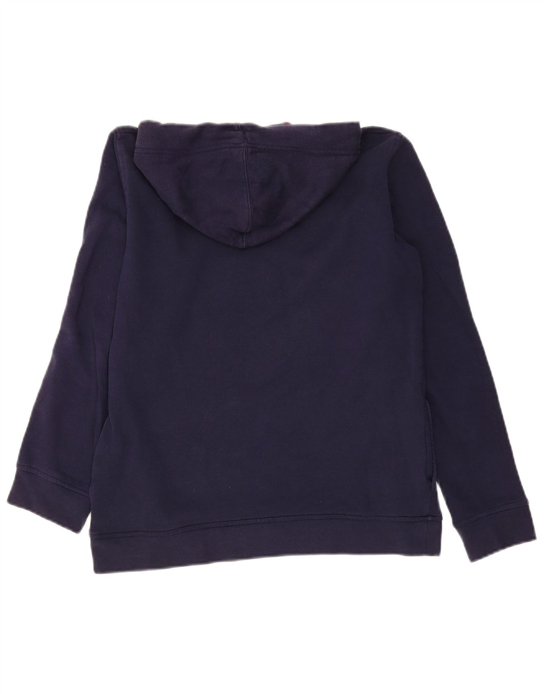 Kappa feminino gráfico moletom com capuz UK 14 médio azul marinho