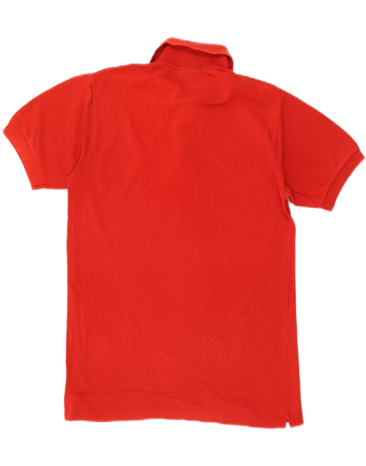 Camisa polo masculina LACOSTE tamanho 3 pequeno algodão vermelho