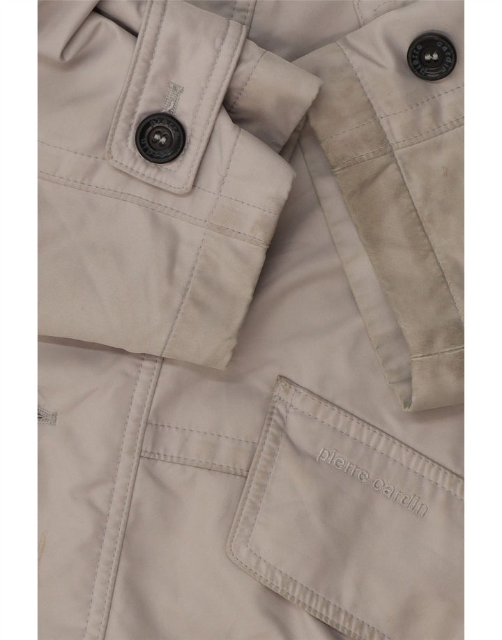 Jaqueta bomber masculina Pierre Cardin Reino Unido 40 grande cinza