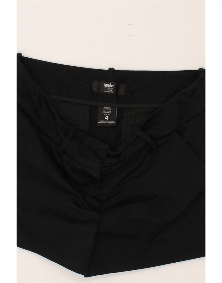 MOSSIMO Womens Stretch Chino Shorts US 4 Small W30  Black Cotton Vintage Mossimo and Second-Hand Mossimo from Messina Hembry 