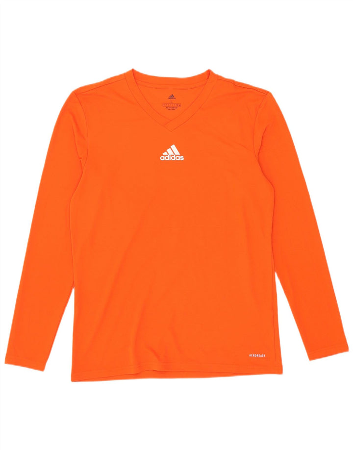 Adidas Mens Aeroready Top Manga Longa Grande Laranja