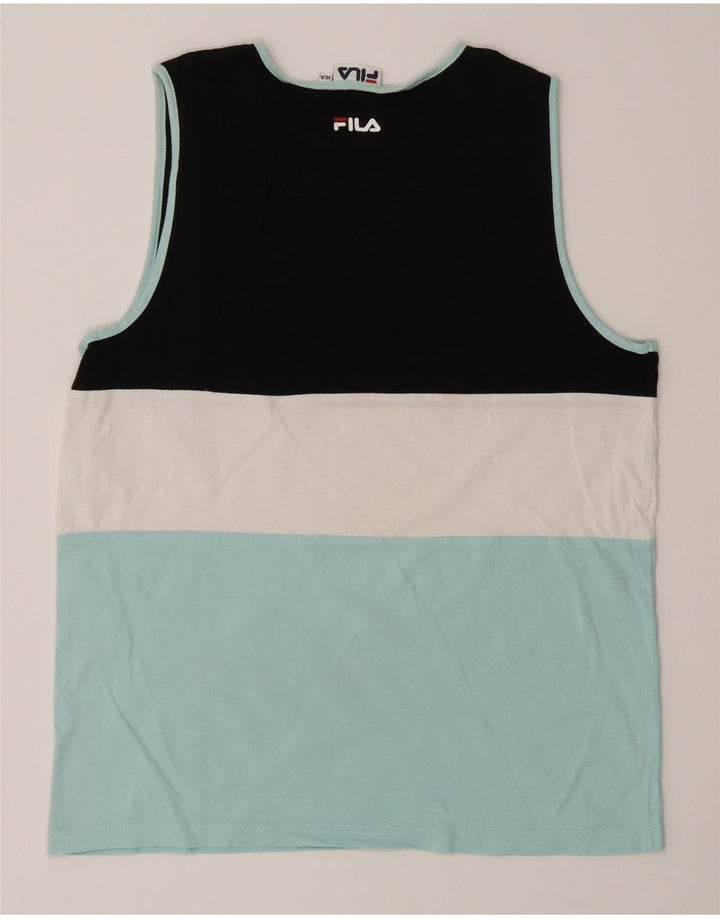 Fila Colete Masculino Top 15-16 Anos Multicolor Colorblock