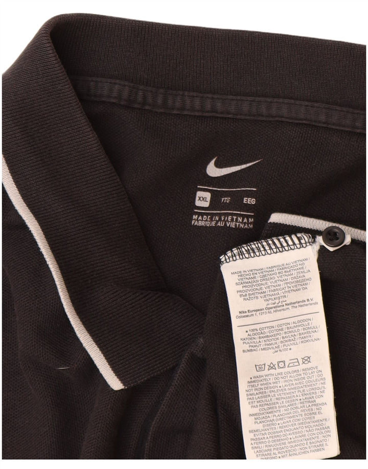 Camisa polo masculina NIKE 2XL algodão preto