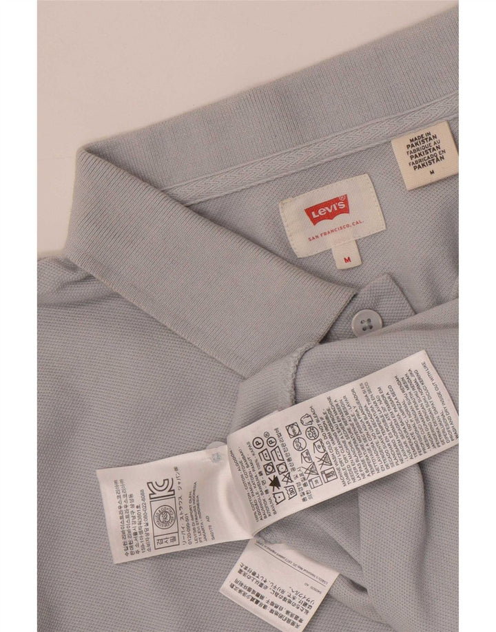 Camisa polo masculina Levi's médio azul algodão