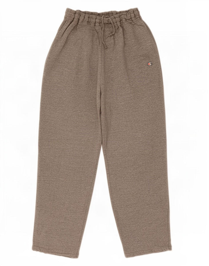 Calça de treino masculina Champion algodão manchado cinza médio