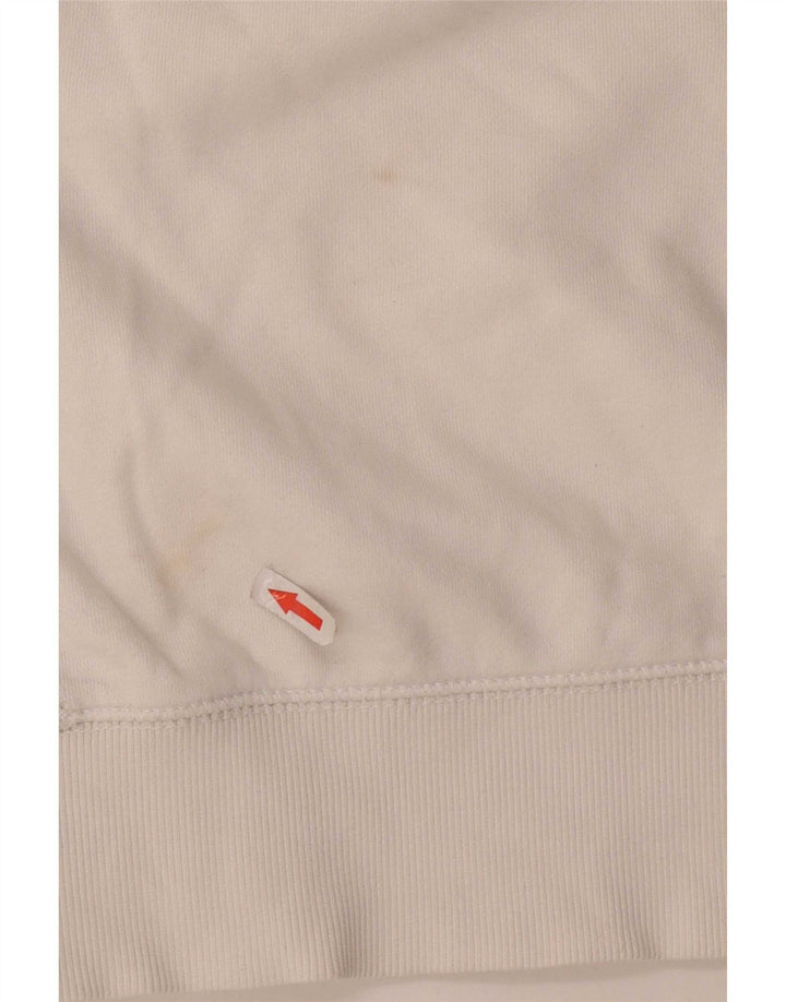 Calvin Klein Jeans moletom masculino jumper médio algodão branco