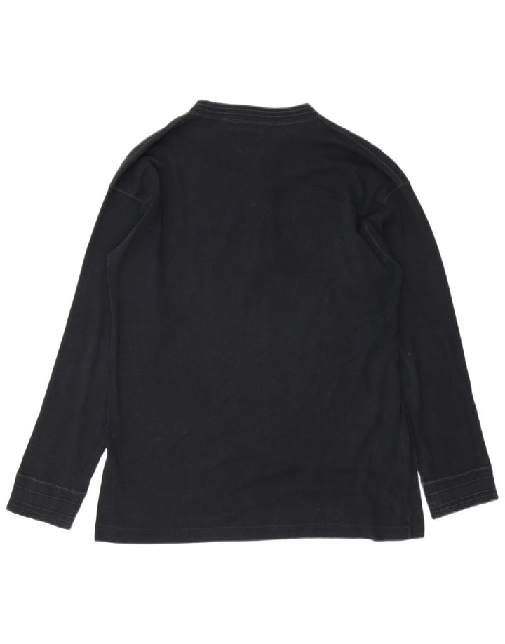 Top masculino Levi's manga comprida grande algodão preto