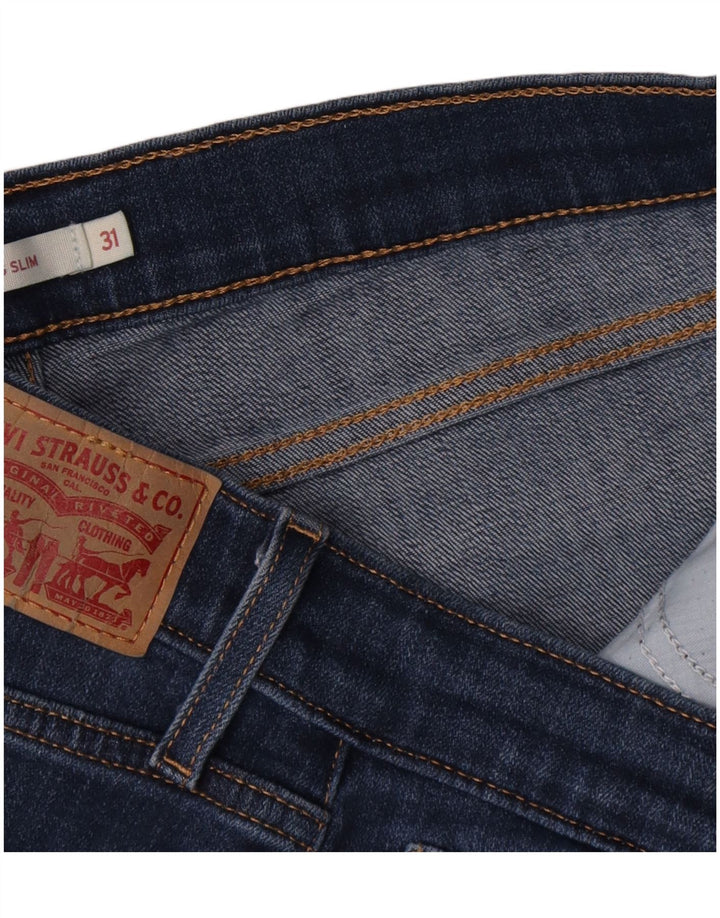 Calça jeans feminina Levi's 312 Shaping Slim W31 L31 azul marinho