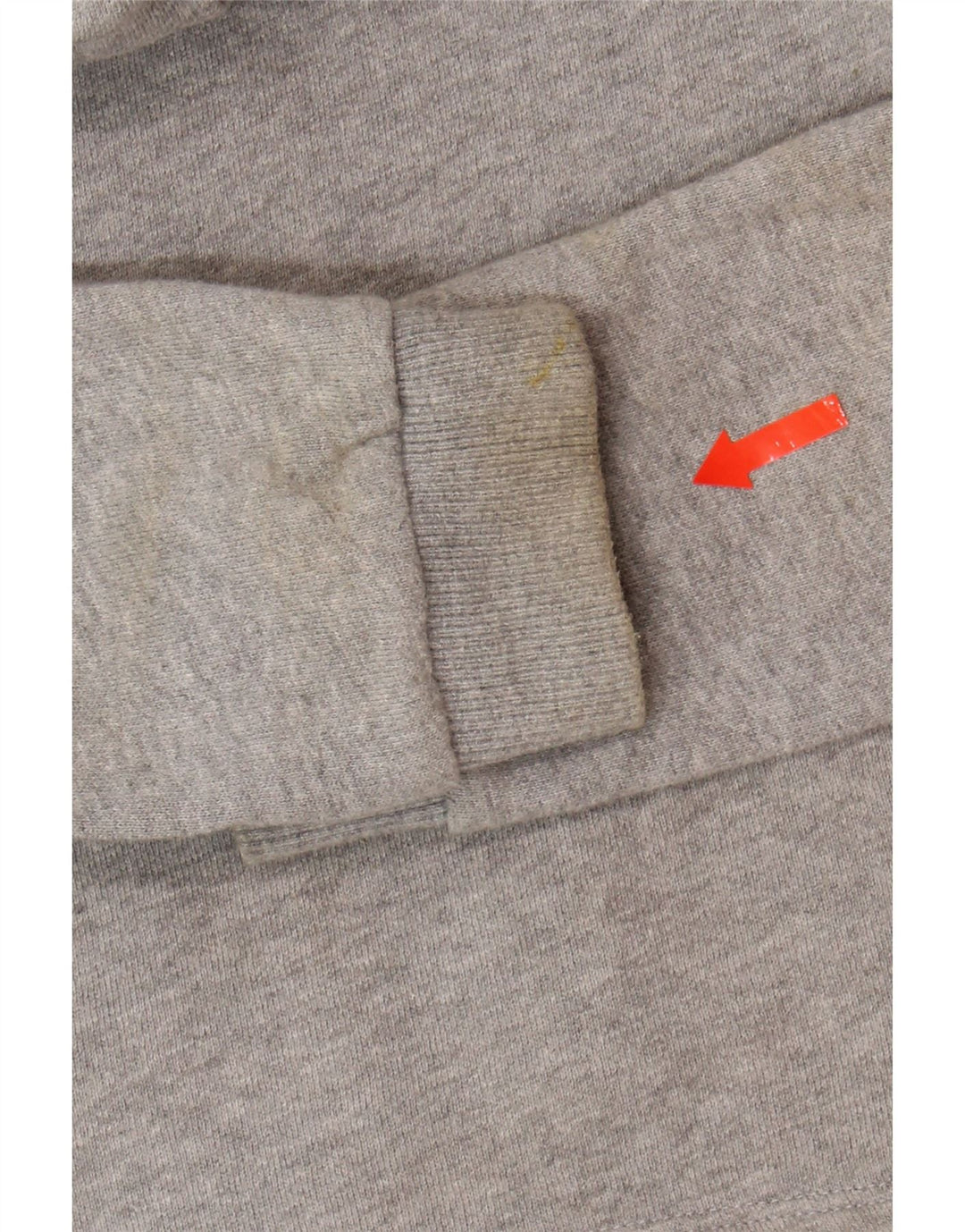 UMBRO Womens Oversized Crop Graphic Hoodie Jumper UK 6 XS Grey Cotton Vintage Umbro and Second-Hand Umbro from Messina Hembry 