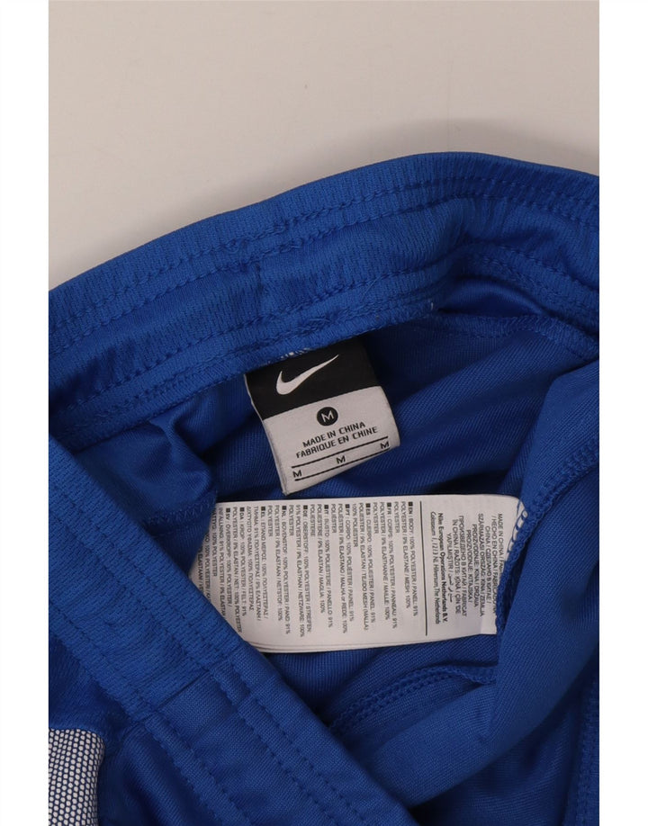 Calça de treino masculina Nike médio azul colorblock poliéster