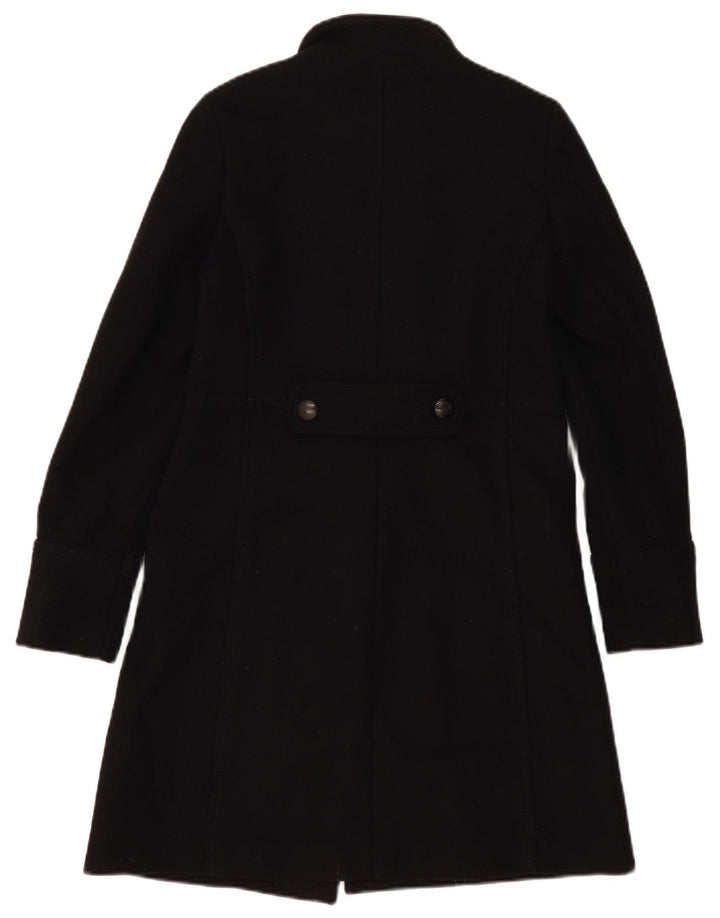 Casaco feminino Massimo Dutti com peito duplo EU 36 XS lã preta