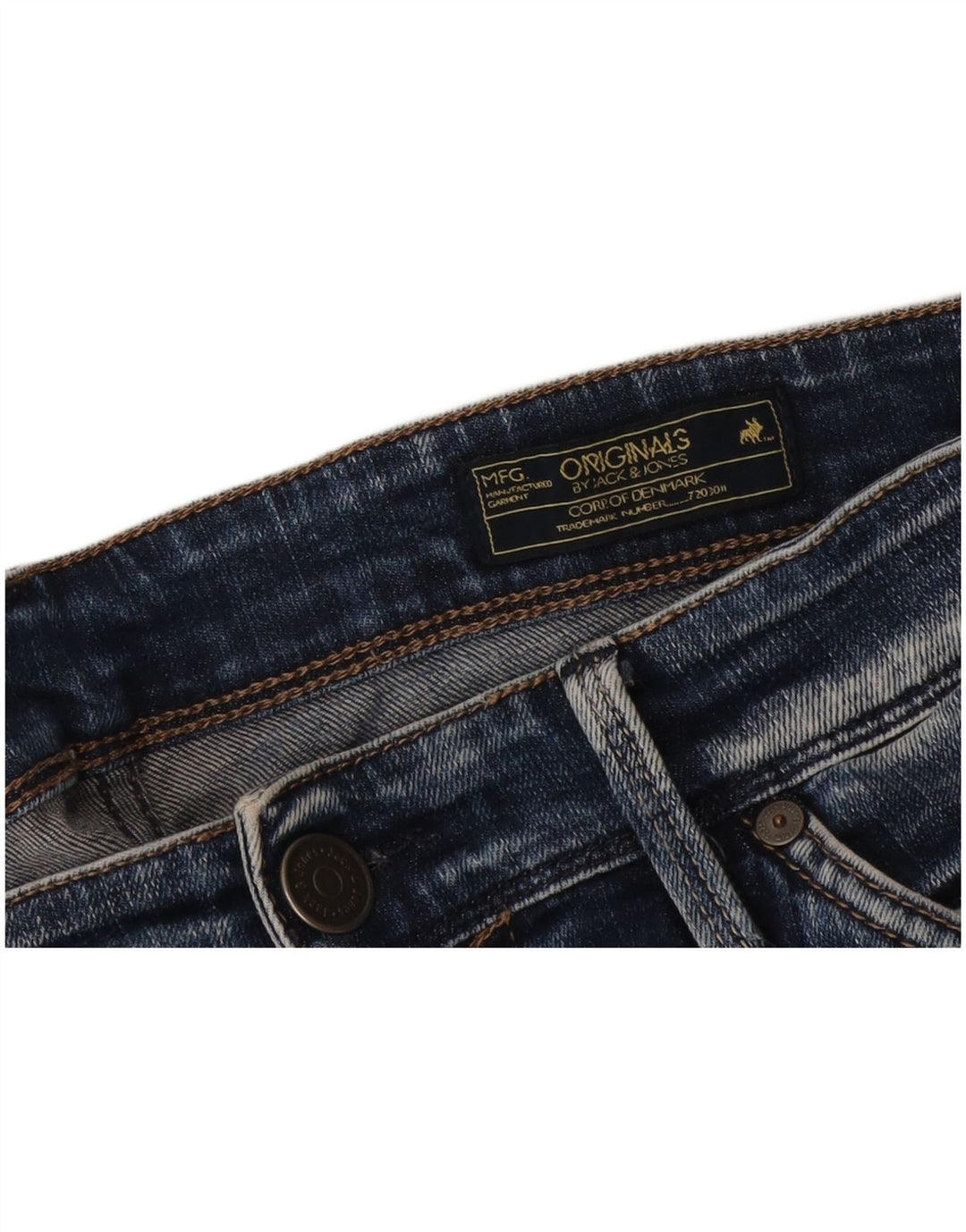 Jack & Jones Mens Jeans Slim W36 L33 Azul