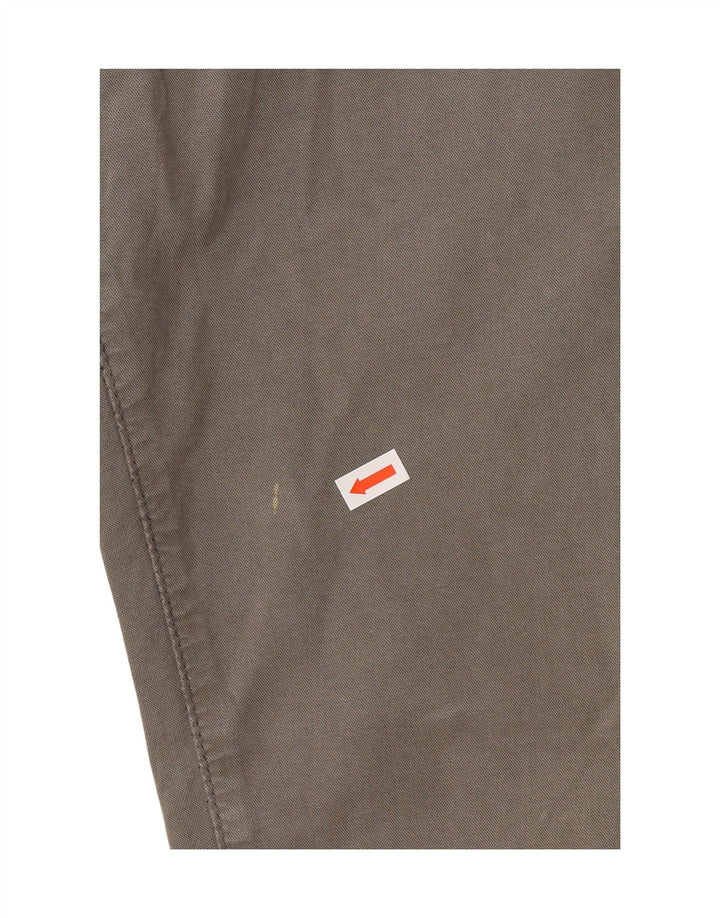 TRUSSARDI Mens Straight Casual Trousers W32 L29 Grey Cotton Vintage Trussardi and Second-Hand Trussardi from Messina Hembry 