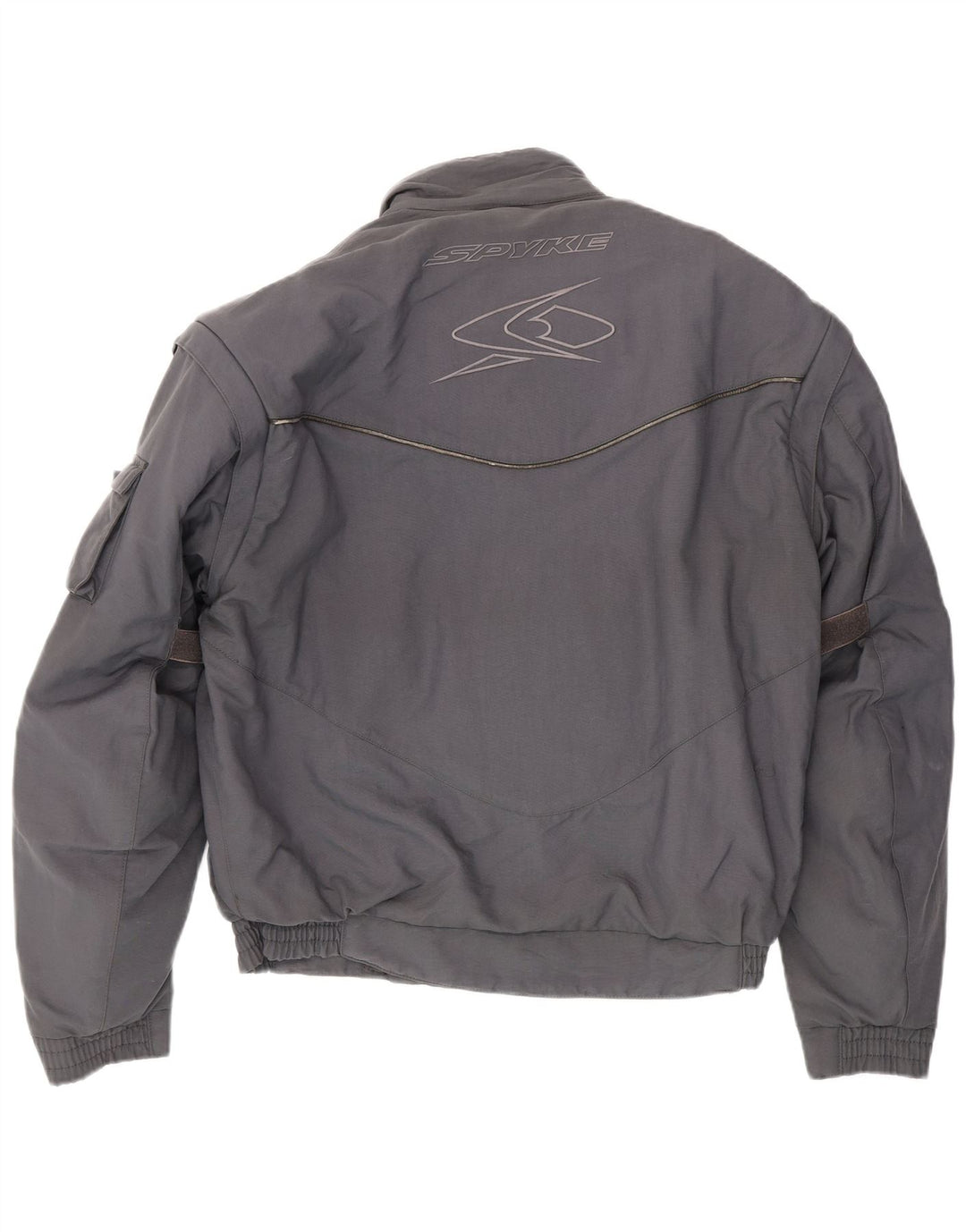 Jaqueta masculina Spyke Racer UK 40 poliéster cinza grande