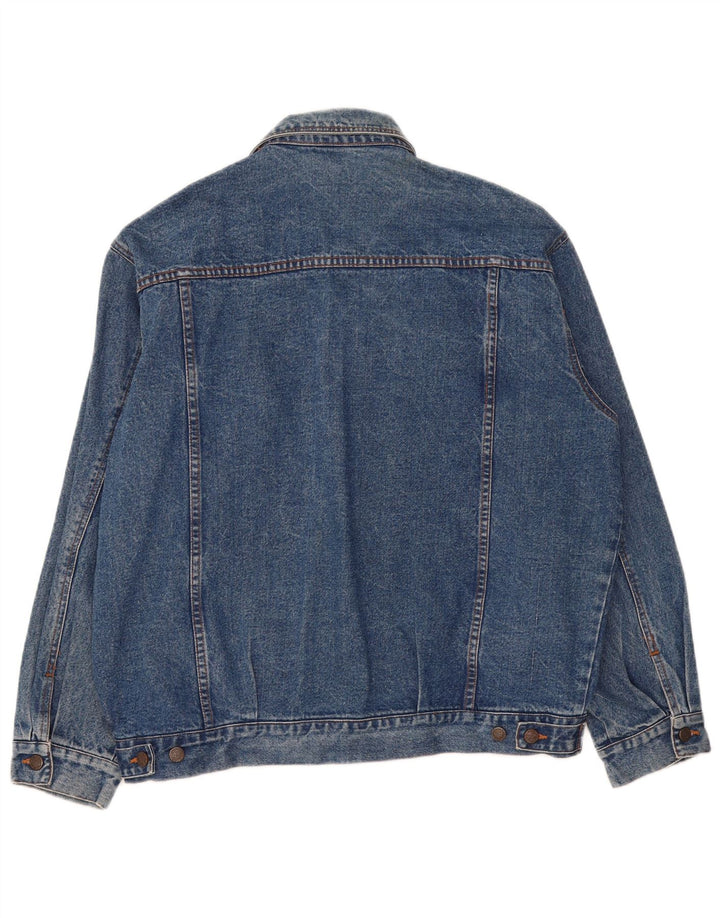 Jaqueta jeans masculina Rancheros UK 40 grande azul