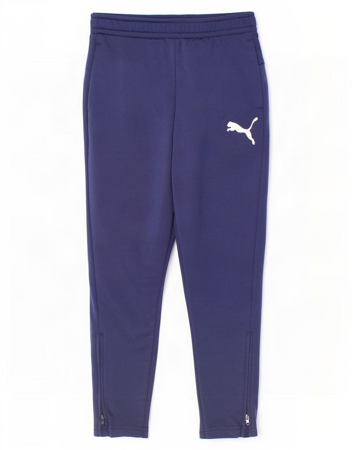 Calças de treino Puma menino 7-8 anos azul marinho poliéster