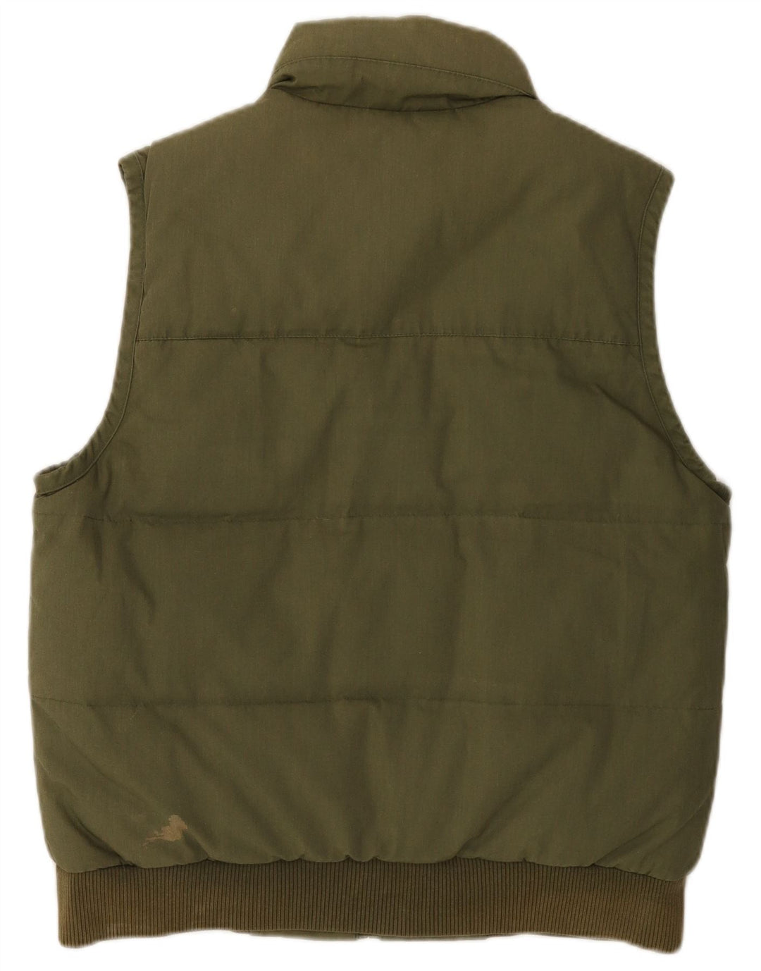 Colete acolchoado masculino Levi's UK 40 grande bloco colorido cáqui