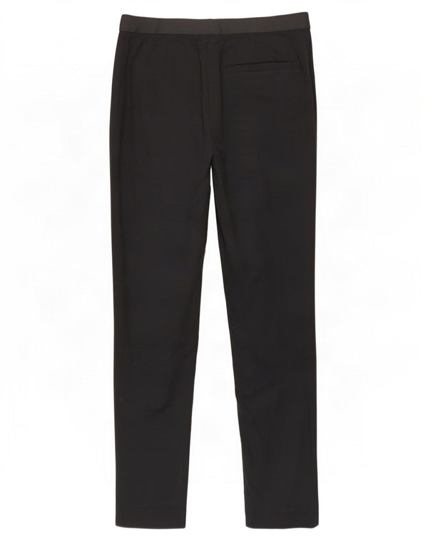 Calça casual feminina French Connection UK 14 grande W30 L28 preta