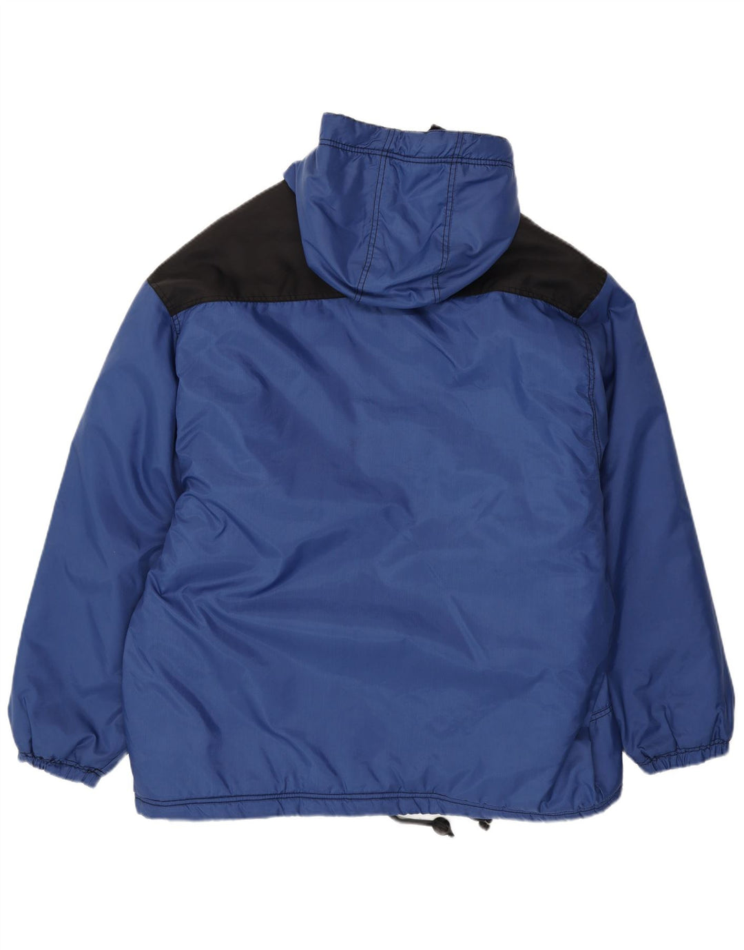 Jaqueta corta-vento masculina Jeronimo com capuz UK 44 2XL azul Colourblock Nylon