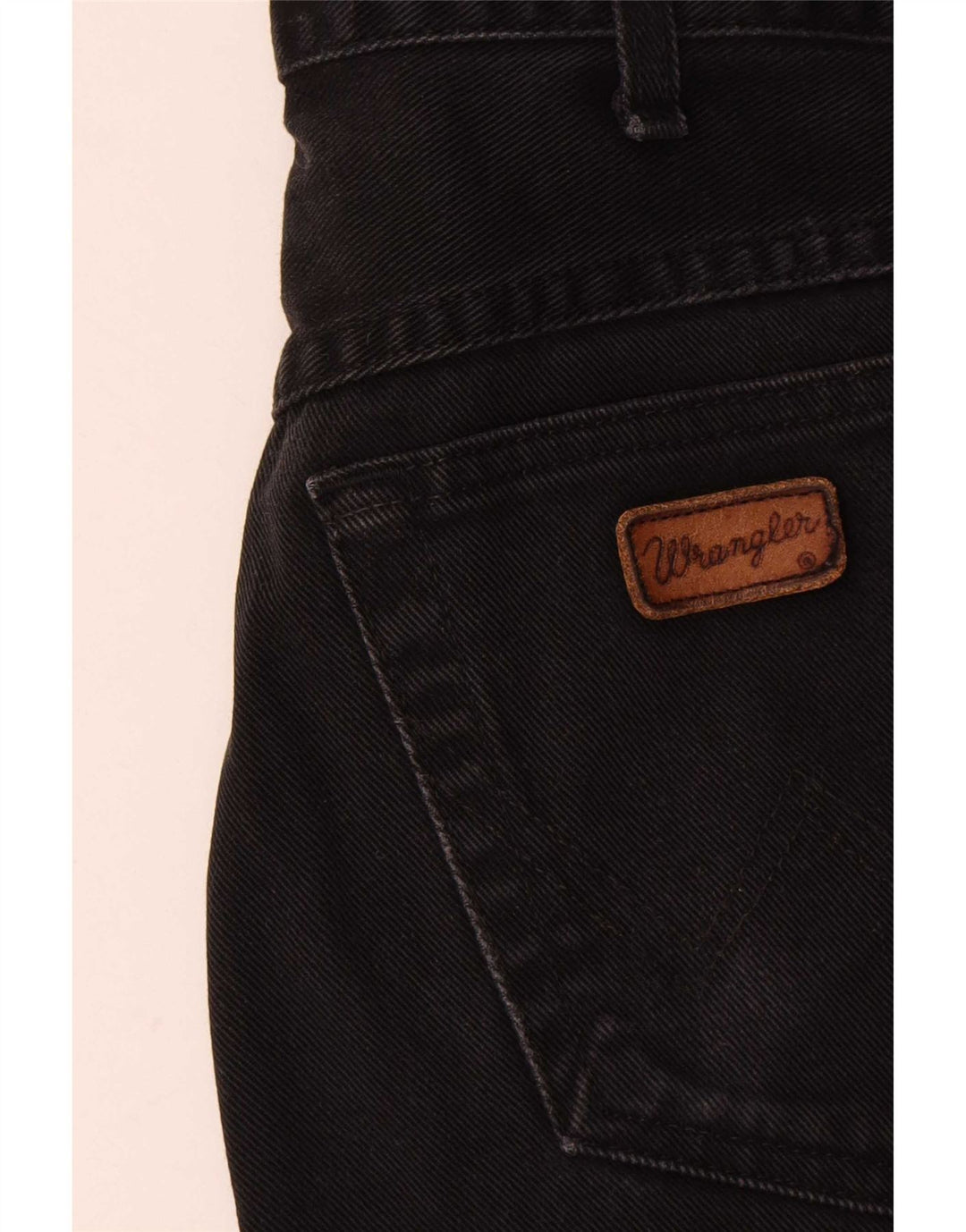 Wrangler Calça jeans reta masculina W34 L31 preta