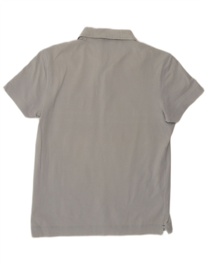 CALVIN KLEIN JEANS Mens Polo Shirt Medium Grey