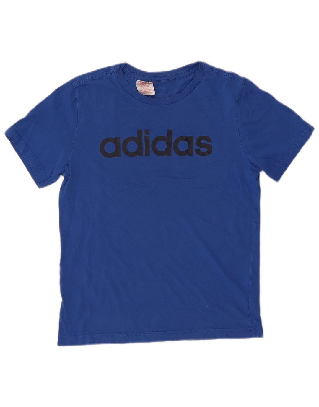 Camiseta Adidas Meninos Graphic 12-13 Anos Grande Azul Algodão
