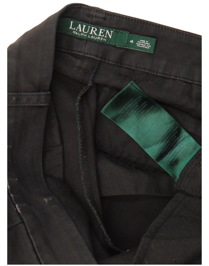 Calça jeans skinny feminina RALPH LAUREN US 4 pequena W30 L28 preta