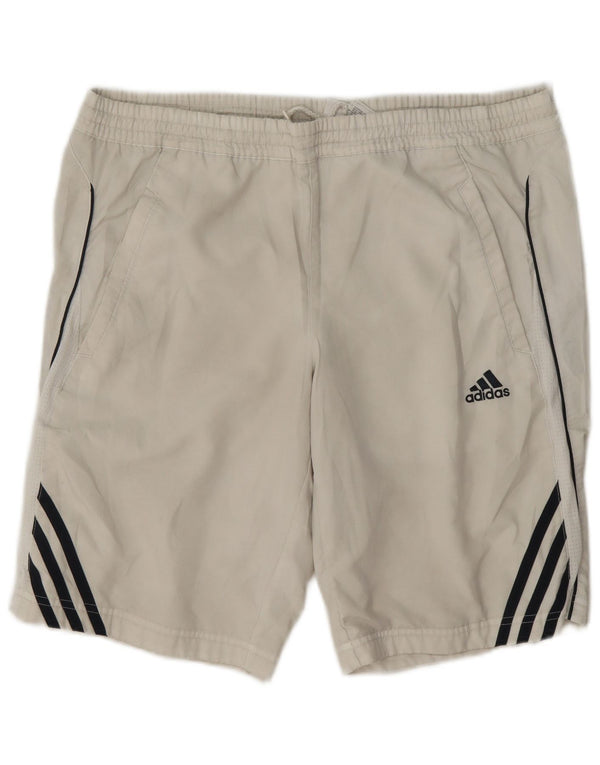 Adidas Mens Clima 365 Sport Shorts Pequeno Poliéster Branco