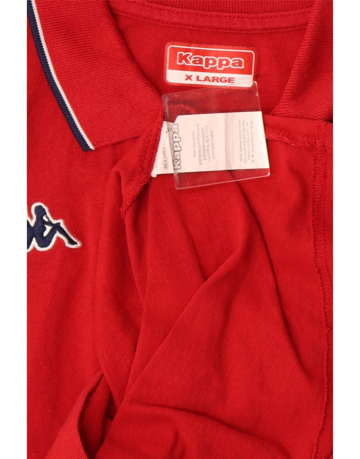 Camisa polo masculina KAPPA XL algodão vermelho