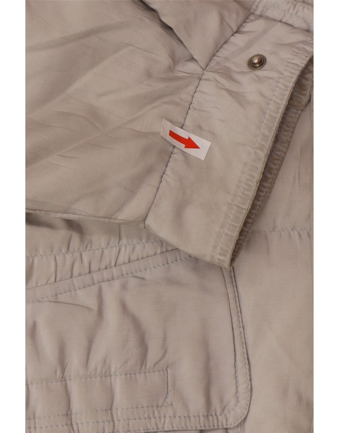 Jaqueta acolchoada masculina Ciesse Piumini UK 40 poliéster cinza grande