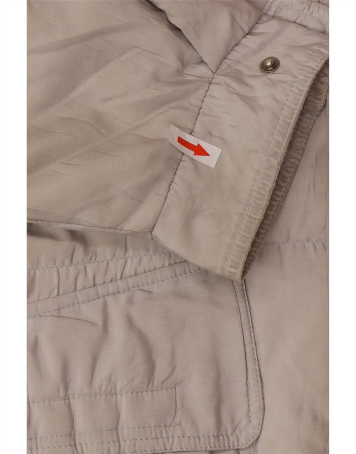 Jaqueta acolchoada masculina Ciesse Piumini UK 40 poliéster cinza grande