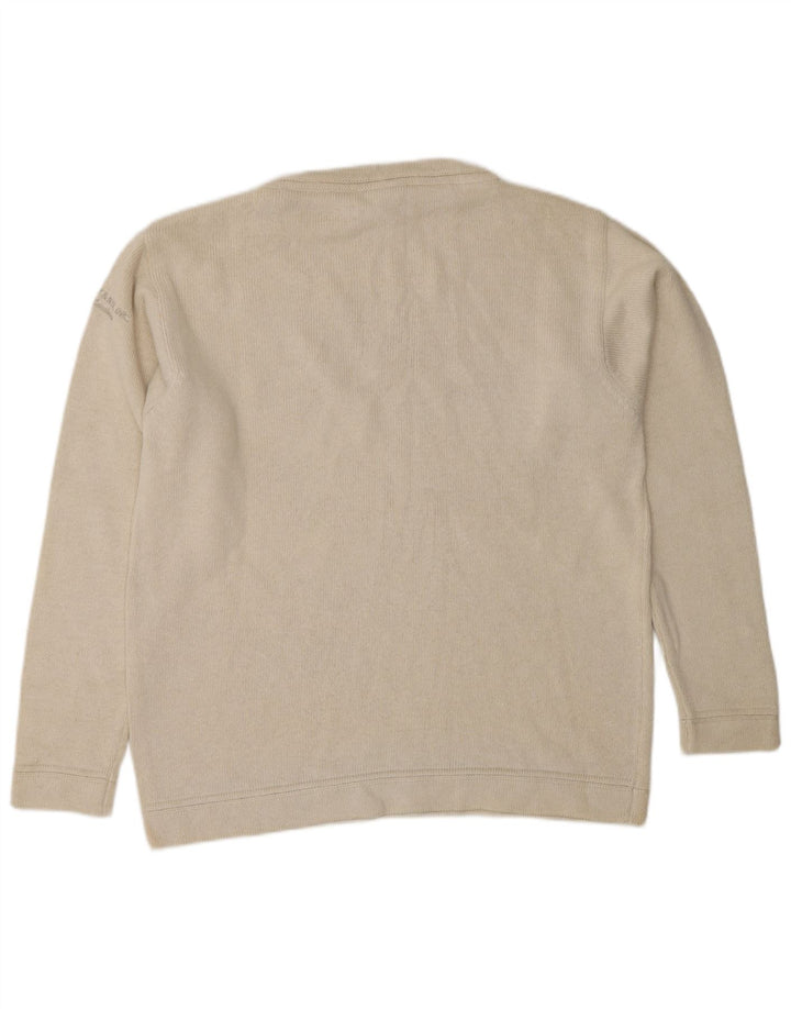 Suéter masculino Murphy & Nye Sailmakers com gola de barco, pequeno esbranquiçado