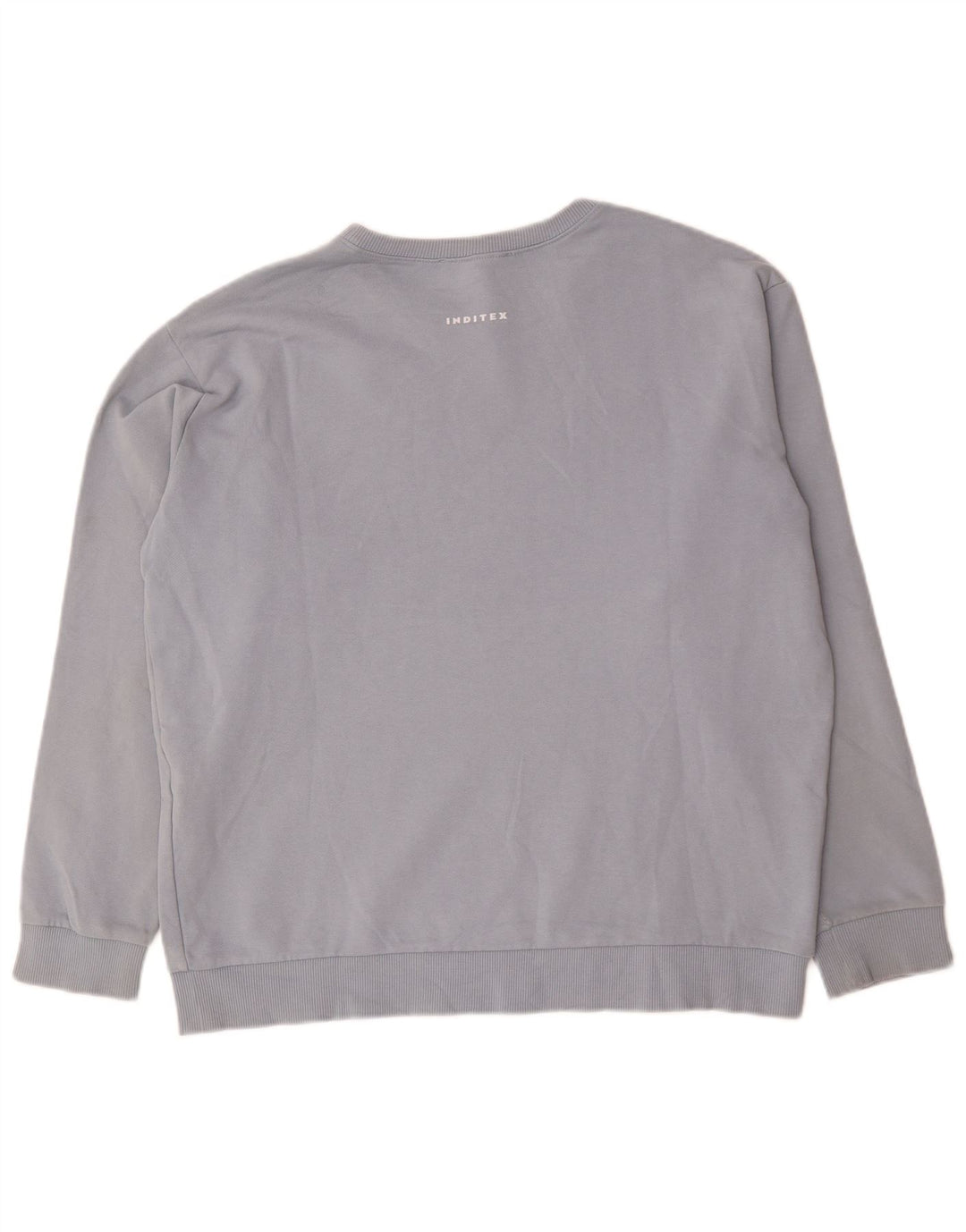 Zara Moletom Masculino Jumper XL Azul Algodão