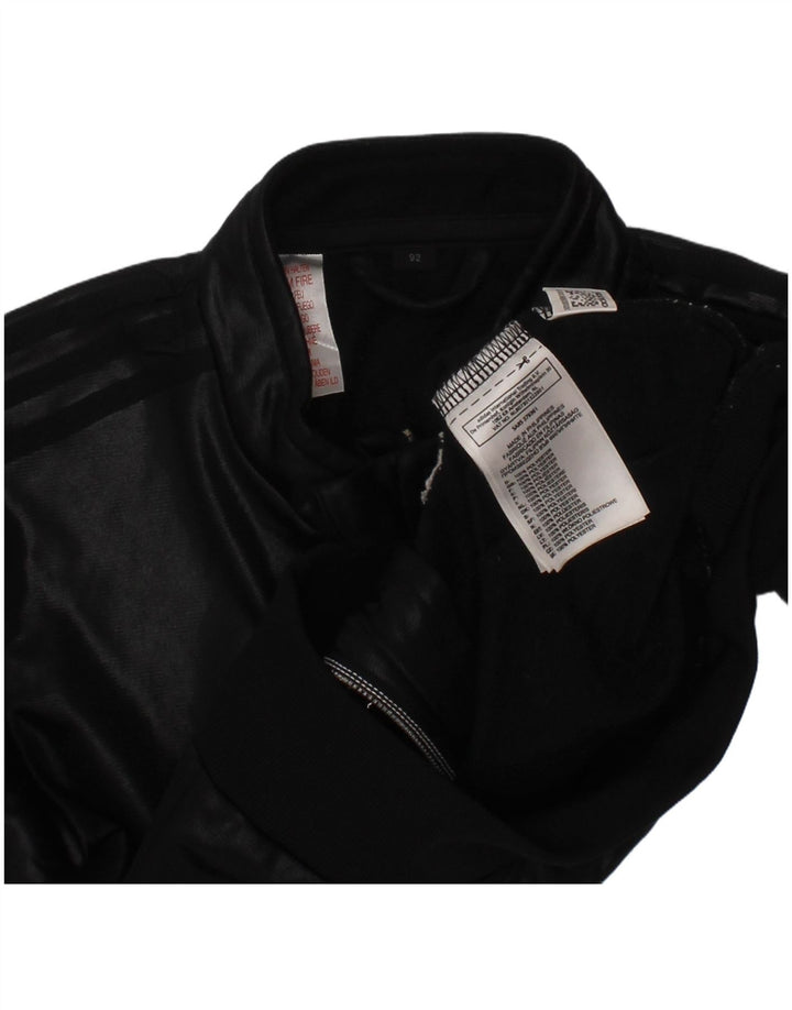 Casaco de treino Adidas bebé menino 18-24 meses preto poliéster
