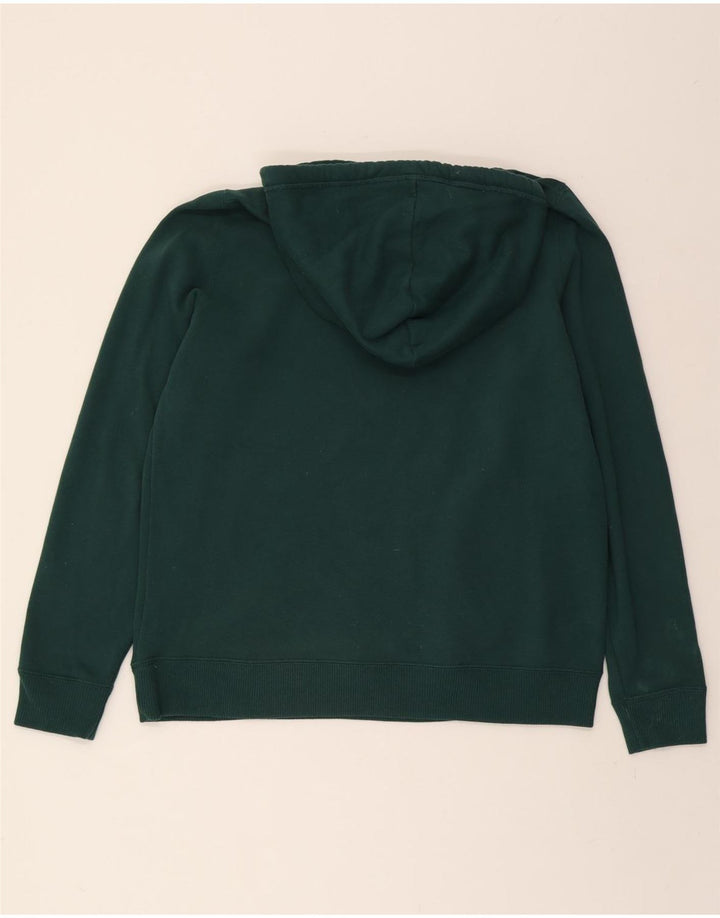 HOLLISTER Mens Graphic Hoodie Jumper Large Green Cotton Vintage Hollister and Second-Hand Hollister from Messina Hembry 