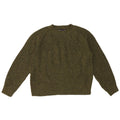 Marks & Spencer Suéter com Decote Redondo Feminino UK 14 Médio Khaki Mesclado