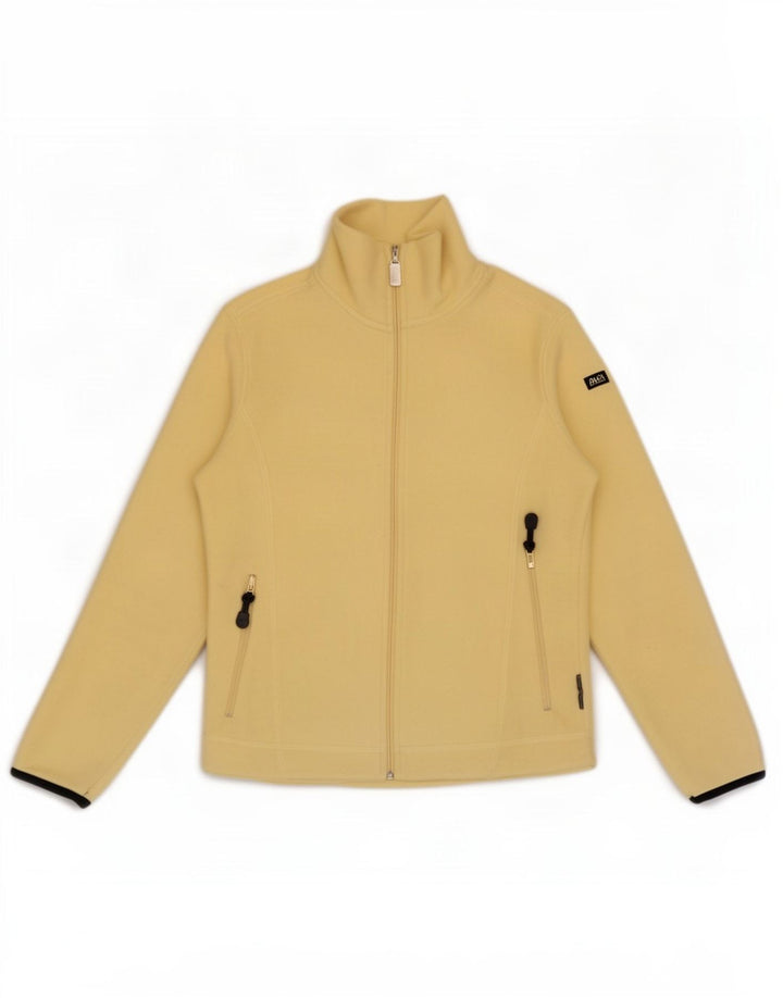 Jaqueta Asics Fleece Feminina UK 6 XS Amarelo