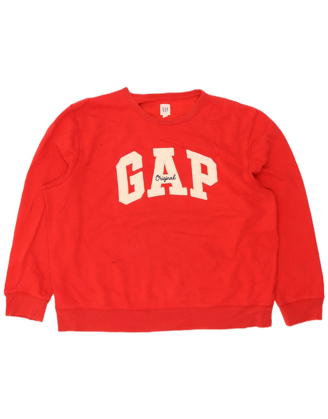 Moletom gráfico masculino Gap Jumper 2XL algodão vermelho