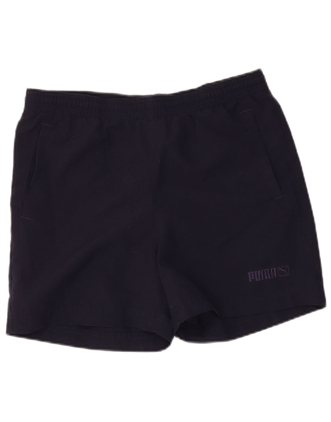 Shorts esportivos Puma meninos 13-14 anos azul marinho poliéster