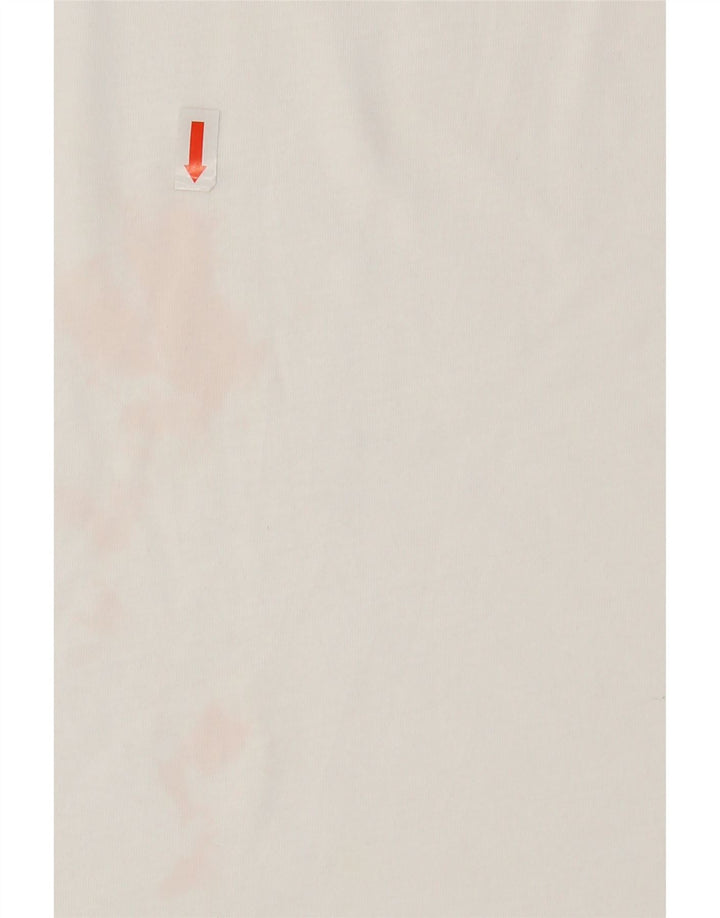 LEVI'S Womens T-Shirt Top UK 6 XS White Vintage Levi's and Second-Hand Levi's from Messina Hembry 