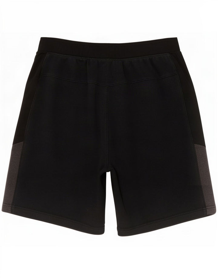 Shorts esportivos masculinos Nike médio preto colorblock algodão