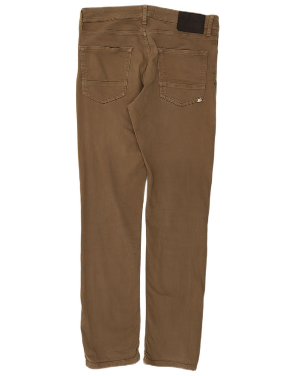 Calça casual justa masculina Jack & Jones W31 L32 algodão bege