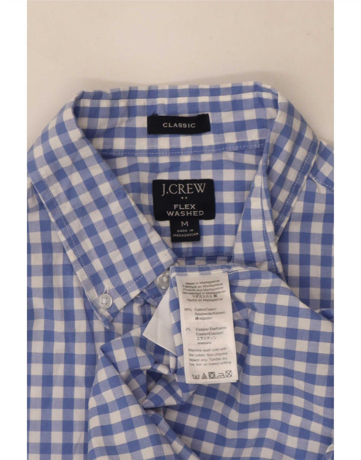 J. Crew Camisa masculina clássica de ajuste azul médio algodão guingão