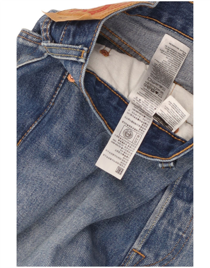 Levi's Masculino 501 Straight Jeans W36 L27 Azul Algodão